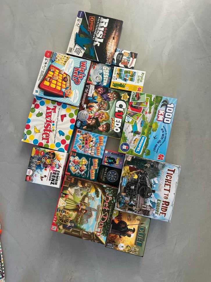 Diverse Bordspellen Collectie, Hobby en Vrije tijd, Gezelschapsspellen | Bordspellen, Zo goed als nieuw, Een of twee spelers, Reisspel