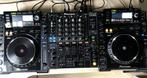 CDJ 2000 (2x) + DJM 800 (Flightcases incl.), Gebruikt, Pioneer, Ophalen, Dj-set