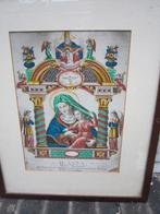 HEILIGE ANNA/Moeder v Maria, Mooie 18e eeuwse Kl Gravure, Ophalen of Verzenden