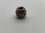 X637 Pandora goud op zilveren bedel rondjes, Sieraden, Tassen en Uiterlijk, Bedels, Pandora, Ophalen of Verzenden, X, Zilver
