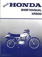 Honda XR500 shop manual werkplaatsboek, Ophalen of Verzenden, Honda