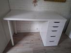 Ikea Wit bureau met lades 40 EURO VAST, Ophalen, Gebruikt, Bureau