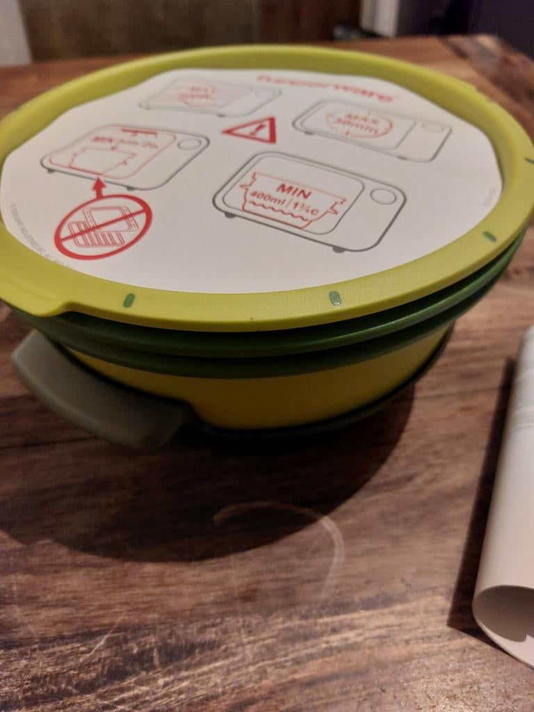 NIEUW prachtige MicroGourmet stoompan Tupperware, Huis en Inrichting, Keuken | Tupperware, Ophalen, Nieuw, Groen, Overige typen