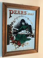 Vintage spiegel Pears Soap, Verzamelen, Ophalen of Verzenden, Gebruikt, Reclamebord