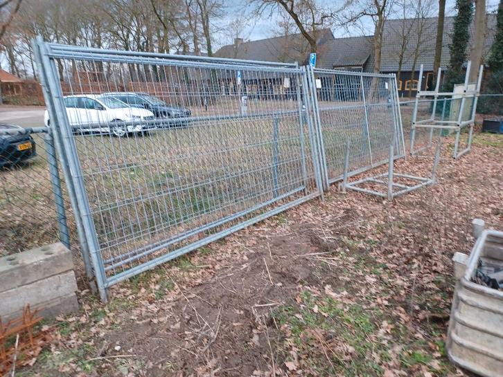 Bouwhekken, Tuin en Terras, Tuinhekken en Hekwerk, Gebruikt, Overige typen, IJzer, Ophalen