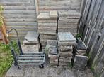 Grindtegels gratis op te halen!!, Tuin en Terras, Tegels en Klinkers, Ophalen, Gebruikt, Beton, Terrastegels