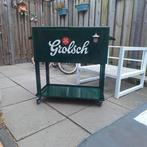 Grolsch bier koeler nieuw verrijdbaar, Ophalen, Zo goed als nieuw, Grolsch