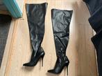 NIEUWE Italiaanse overknee laarzen 39, Kleding | Dames, Schoenen, Ophalen of Verzenden, Nieuw, Zwart, Hoge laarzen