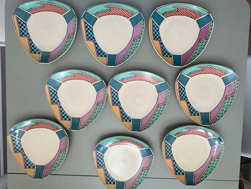 Dorothy Hafner Rosenthal borden Flash One, Huis en Inrichting, Keuken | Servies, Zo goed als nieuw, Bord(en), Overige stijlen