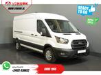 Ford Transit 350 2.0 TDCI 130 pk Aut. L3H2 Trend BPM VRIJ/ C, Stof, 4 cilinders, Wit, Origineel Nederlands