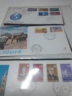 Fdc,s Suriname en antillen, Postzegels en Munten, Ophalen of Verzenden, Gestempeld