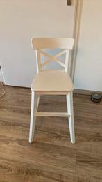 Ingolf Ikea kinderstoel Wit Hout, Kinderen en Baby's, Ophalen, Gebruikt, Overige typen, Aanschuifbaar