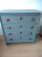 Antiek ladenkastje, Huis en Inrichting, Kasten | Ladekasten, Ophalen, Gebruikt, 50 tot 100 cm, 3 of 4 laden