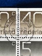 980D - Zegels uit postzegelboekje - Stempel Amsterdam, Postzegels en Munten, Na 1940, Ophalen, Gestempeld
