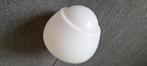 Gispen vintage school hanglamp, Huis en Inrichting, Lampen | Hanglampen, Gebruikt, Ophalen of Verzenden, 75 cm of meer, Glas