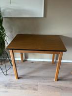 Vintage tafel, Huis en Inrichting, Tafels | Eettafels, Ophalen, Zo goed als nieuw, Rechthoekig, 50 tot 100 cm