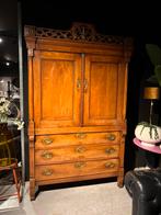 Antiek Eiken Hekjes Kabinet, Antiek en Kunst, Ophalen of Verzenden