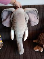 Olifant kop muurdecoratie, Ophalen of Verzenden, Gebruikt, Wanddecoratie