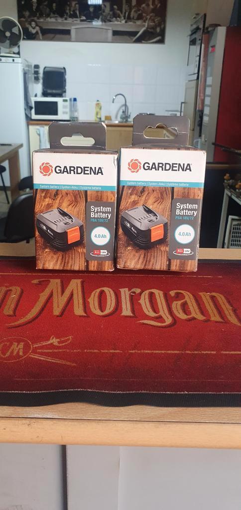 Gardena 18V 4.0Ah Accu - Nieuw, Tuin en Terras, Grasmaaiers, Nieuw, Ophalen