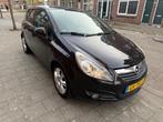 Opel Corsa 1.4 16V 5D 2010 Zwart, Auto's, Opel, Voorwielaandrijving, 1063 kg, Zwart, 4 cilinders