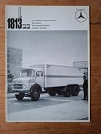 Mercedes-Benz L 1813 vrachtwagenbrochure - 1972, Ophalen of Verzenden, Zo goed als nieuw, Mercedes