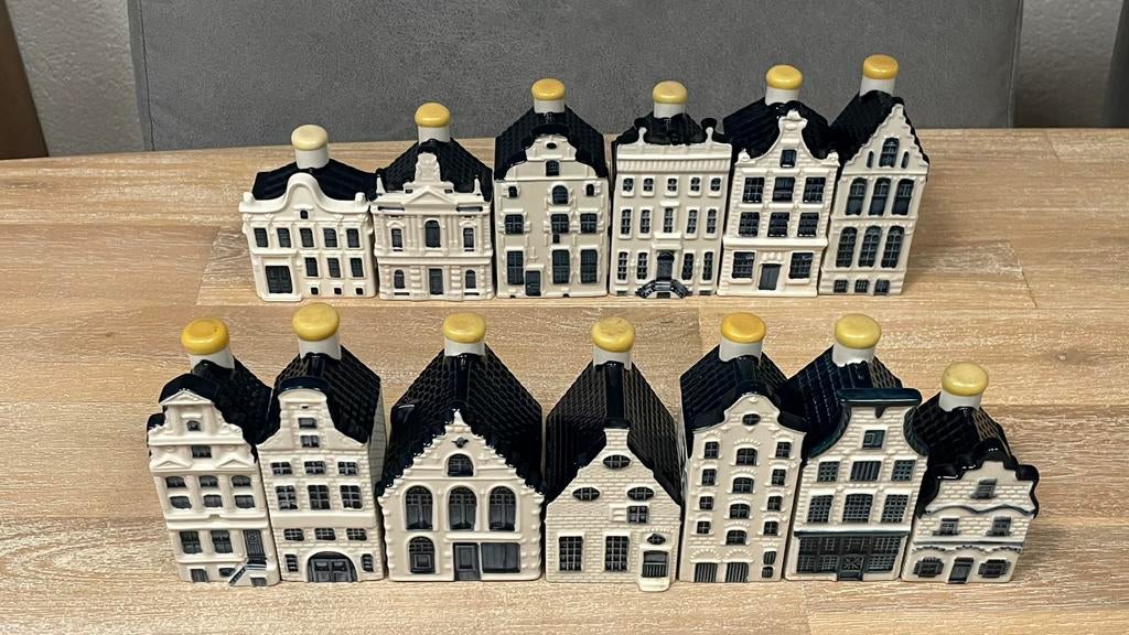 KLM Bols huisjes te koop of te ruil., Verzamelen, KLM Huisjes, Ophalen of Verzenden, Zo goed als nieuw, Gevuld