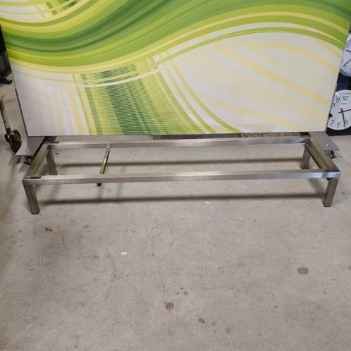 RVS FRAME  VERHOGER VOOR BV WITGOED - 140x36x20 CM LXBXH, Doe-het-zelf en Verbouw, Werkbanken, Gebruikt, Ophalen of Verzenden