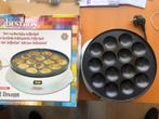 Prima elektrische Poffertjespan/poffertjes maker DLD5009, Witgoed en Apparatuur, Wafelijzers, Ophalen of Verzenden, Gebruikt