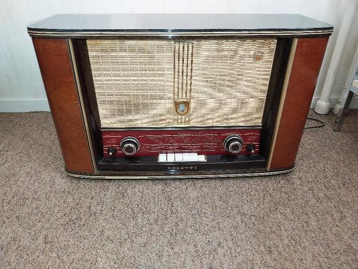 Philips buizenradio bx653a bi ampli, Antiek en Kunst, Antiek | Tv's en Audio, Ophalen