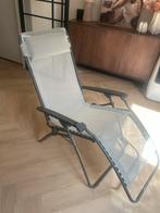 2x Lafuma Mobilier R Clip Relaxstoel, Ophalen, Gebruikt, Metaal, Verstelbaar