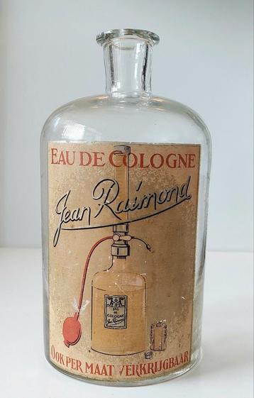Zeldzame Jean Raimond Eau de Cologne Parfum reclame Fles  beschikbaar voor biedingen
