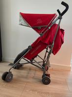 Maclaren Buggy Rood met Regenkap en Voetenzak, Kinderen en Baby's, Buggy's, Ophalen, Zo goed als nieuw, Maclaren, Voetenzak