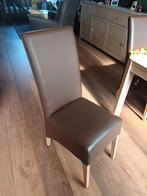 6 eetkamerstoelen en eiken eettafel, Huis en Inrichting, Stoelen, Ophalen, Zo goed als nieuw