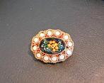 Mooie Italiaanse micro mozaïek broche, Sieraden, Tassen en Uiterlijk, Broches, Ophalen of Verzenden, Nieuw, Minder dan 4 cm, Overige materialen