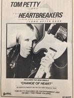 Paginagrote A3 advertentie TOM PETTY Long After Dark release, Ophalen of Verzenden