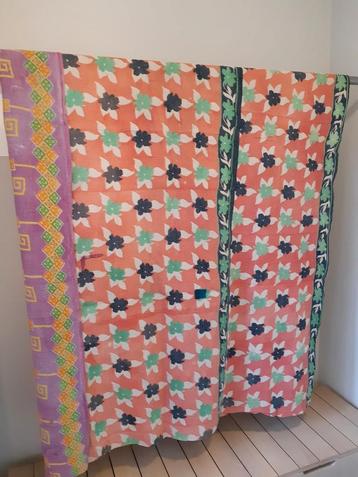 Sari plaid, quilt, sprei, deken, gordijn, kussens beschikbaar voor biedingen