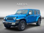 Jeep Wrangler Unlimited 4xe 380 Sahara Camera Leder Keyless, Auto's, Jeep, Automaat, 4 cilinders, Cabriolet, Blauw