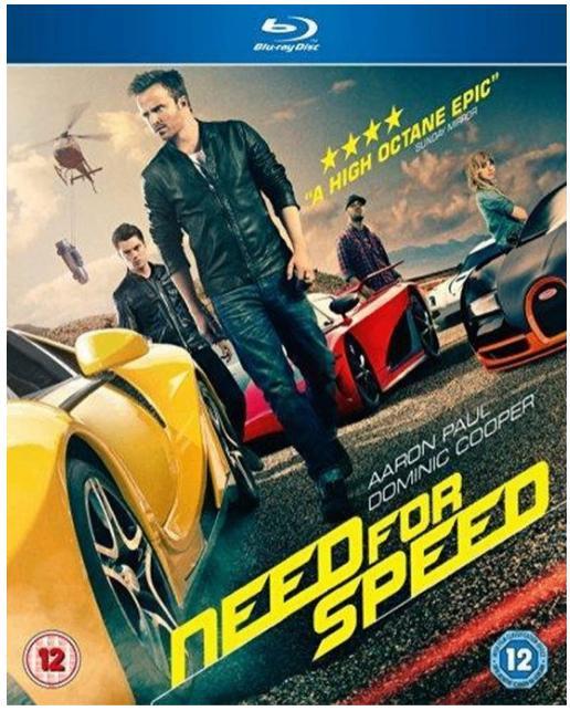 blu-ray Need for speed, Cd's en Dvd's, Blu-ray, Zo goed als nieuw, Actie, Ophalen of Verzenden