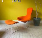 Harry Bertoia Bird Chair + Ottoman door Knoll, Ophalen, Gebruikt, Metaal