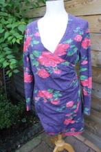 Overslagjurk paars/ rood Lien & Giel mt XL Vaste Prijs OPRUI, Kleding | Dames, Jurken, Paars, Maat 46/48 (XL) of groter, Ophalen of Verzenden