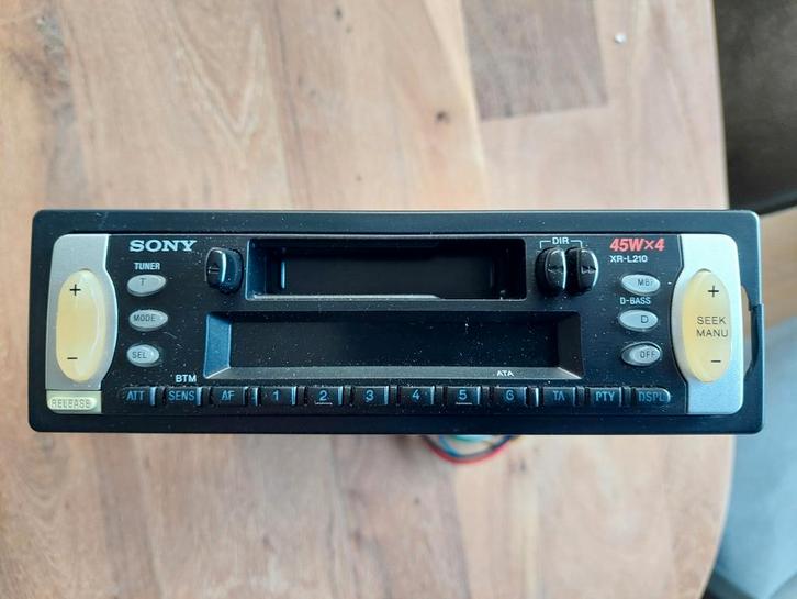 Sony Autoradio cassettespeler NOSTALGIE, Auto diversen, Autoradio's, Ophalen of Verzenden