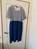 Leuke jurk van Ulla Popken in katoenen tricot. Maat 50/52., Blauw, Jurk, Ulla Popken, Ophalen of Verzenden