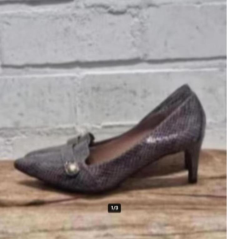 Nathan Baume - Prachtige leren pumps maat 37 - Nieuw, Kleding | Dames, Schoenen, Nieuw, Pumps, Grijs, Ophalen of Verzenden