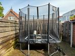 Rechthoekige trampoline 335x213, Ophalen of Verzenden, Zo goed als nieuw