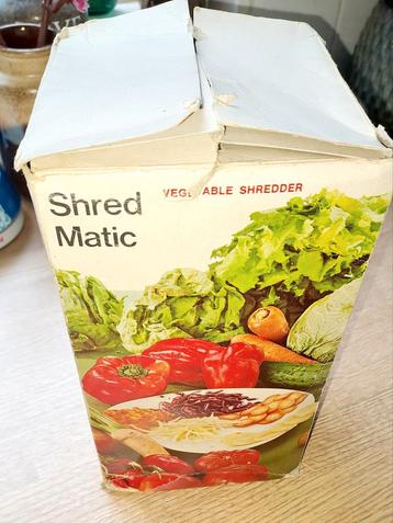 Vintage Shred Matic - groentesnijder beschikbaar voor biedingen