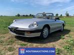 Alfa Romeo Spider 2.0 | 1988 | Route 66 Auctions, Auto's, Oldtimers, Overige carrosserieën, Zwart, Bedrijf, Handgeschakeld