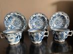 3 lange lijs blauw/wit kop en schotels, Antiek en Kunst, Ophalen of Verzenden