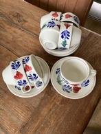 boerenbont 7 kop en schotels, Ophalen of Verzenden, Zo goed als nieuw, Kop(pen) en/of Schotel(s), Aardewerk