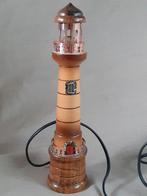 Retro, vintage vuurtoren lamp, Ophalen of Verzenden