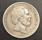 1868 1/2 Gulden Willem 3, Postzegels en Munten, Munten | Nederland, ½ gulden, Koning Willem III, Zilver, Ophalen of Verzenden